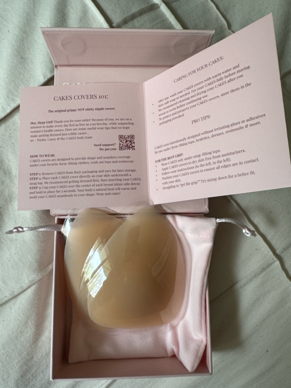 Cakes body- Silicone Adhesive Nipple Covers - triangle